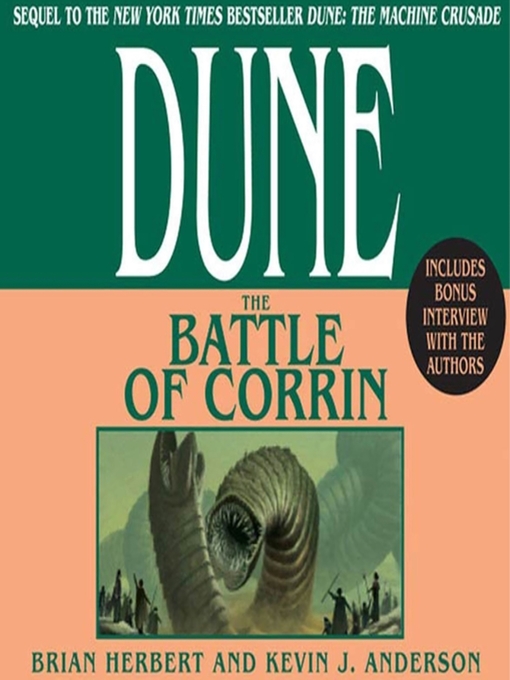 Title details for The Battle of Corrin by Brian Herbert - Available